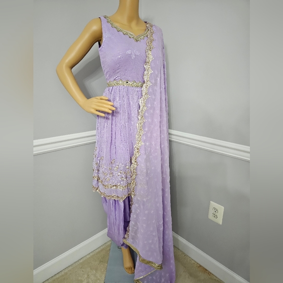 New design Punjabi suit patiala suit ready made stitched size M bridal w… - Picture 2 of 7